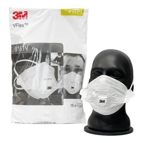 Респіратор з клапаном 3M VFlex 9161E FFP1 захист від пилу, нетоксичних аерозолів 3M 9161 FFP1 фото