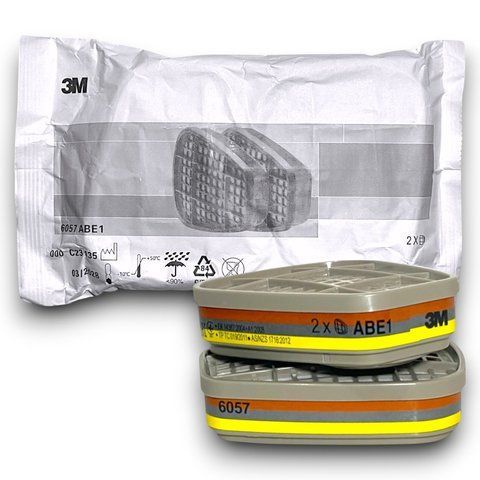 Фильтр 3M 6057 ABE1 &ndash; комплексная защита от органических, неорганических и кислотных газов 6057 фото