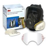 Полнолицевая маска 3M 6800 + фильтры 3M 6075 A1 + Form защита от органики и паров формальдегида 3М 6800 + 3М 6075 фото