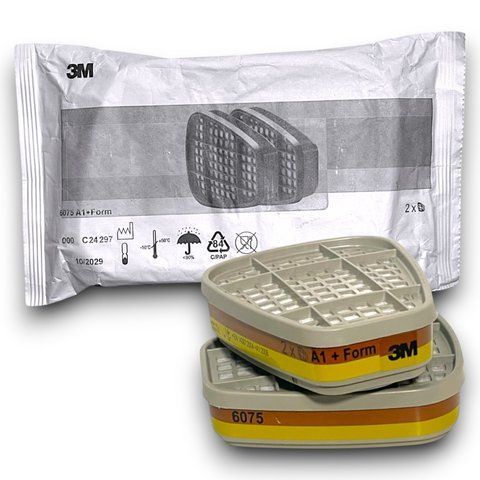 Фильтр 3M 6075 A1 + Form &ndash; защита от органических паров и формальдегида 3M 6075 A1 + Form фото