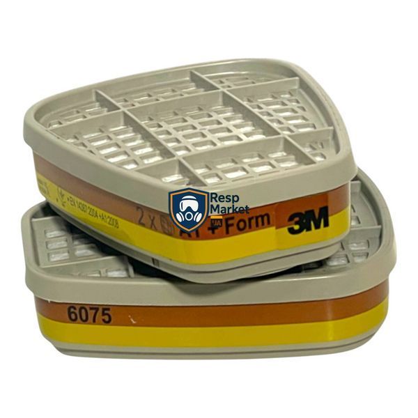 Фильтр 3M 6075 A1 + Form &ndash; защита от органических паров и формальдегида 3M 6075 A1 + Form фото