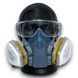 Полумаска 3M 7502 с фильтрами 3M 6075 A1+Form от формальдегида для  колористов, мастеров кератина та ботокса 75006075 фото 5