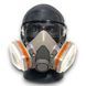 Полумаска 3M 6200 с фильтрами 3M 6075 A1+Form от формальдегида для колористов, кератина и ботокса для волос 62006075 фото 7